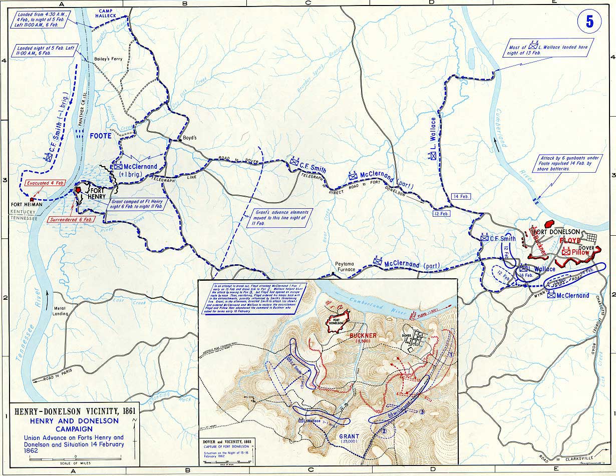 henry/donelson map